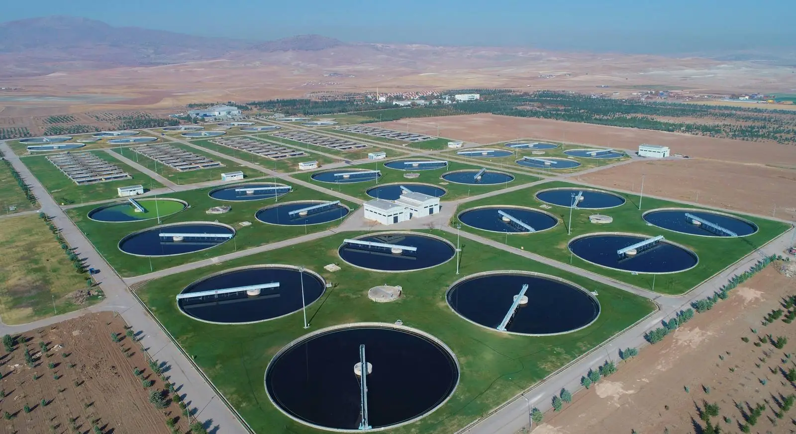 Industrial water treatment facility